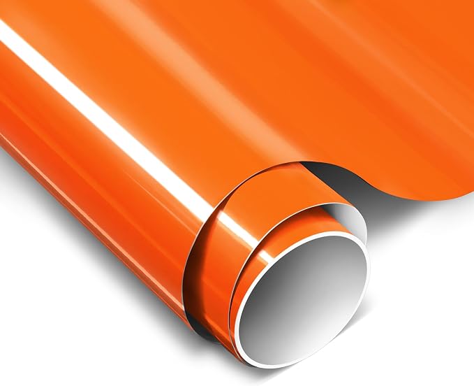 ColorFusion PPF by VViViD, Gloss Fluorescent Orange Dry Apply PPF Vinyl Car Wrap Roll 10ft x 5ft
