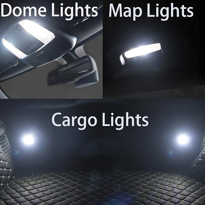 AWALITED 15pcs Interior LED Lights Kit Super Bright Map Dome Bulbs for 2011-2018 2019 2020 Jeep Grand Cherokee all models