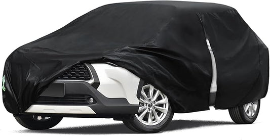 6 Layers Car Cover Waterproof All Weather for Automobiles, SUV Size A6 Universal Fit for Toyota RAV4 /4Runner, Honda CRV, Hyundai Santa Fe, Nissan Rogue, Audi Q5 (182-190 inch)