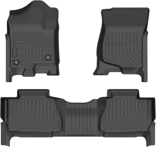 Cartist Floor Mats for Chevy Tahoe & GMC Yukon 2007-2014 (Not for Yukon XL), All Weather Floor Mat for Tahoe Accessories, Heavy Duty Car Mats, Car Accessories