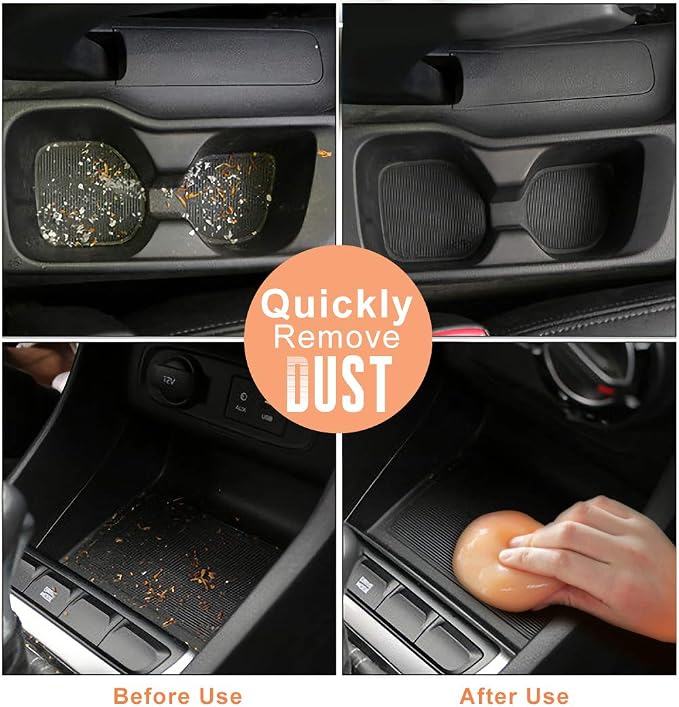 TICARVE Cleaning Gel for Car Detail Putty Cleaning Gel Auto Detail Tools Car Interior Cleaner Cleaning Mud Dust for Cars and Keyboard Cleaner Gel Clean Slime Reusable Car Vent Cleaner | Auto Detailing Tools, Car Interior Keyboard Dust Cleaner Putty, Ti...