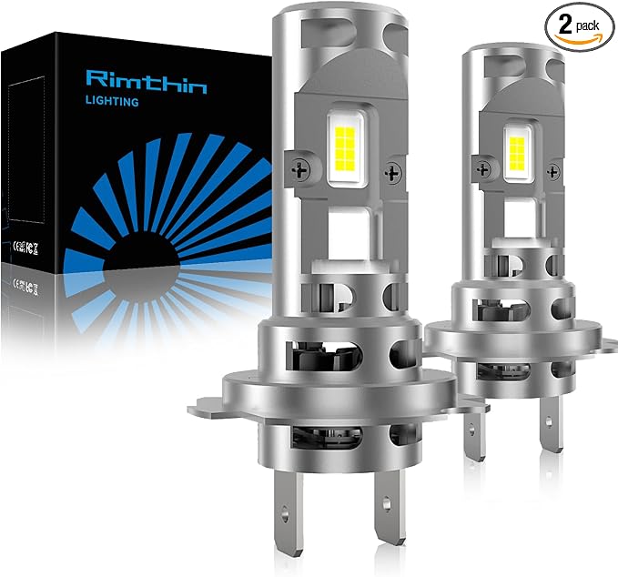 rimthin H7 Bulbs Fog Lights, 6000K Cool White Super Bright Fog Light, Plug and Play, Pack of 2