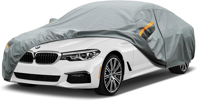 Kayme Heavy Duty Car Cover Custom Fit BMW 3 Series 320i 325i 328i 330i 335i (2013-2025) Waterproof All Weather for Automobiles, Full Exterior Covers Sun Rain UV Protection.（Deliver About 3-10 Days）