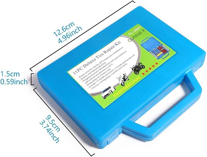 22pcs Tire Repair Kits, Heavy Tire Repair Tools and Tire Repair Kits for Car, Motorcycle, Truck, ATV, Tractor, Camper, SUV