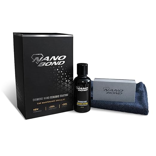Nano Bond Ceramic Coating 9H PRO (60ML), Car, Plastic, Glass, and Wheel Exterior Care Product kit, Hydrophobic, Long Lasting Professional Care, High Gloss Paint Shine, Automotive Polishing Sio2