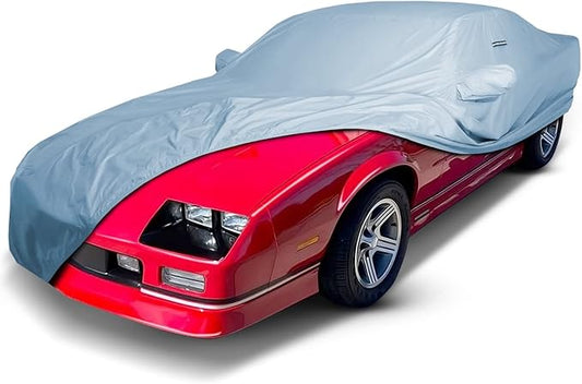 iCarCover Custom Car Cover for Chevy Camaro Z28, IROC-Z, RS, Berlinetta, Sport, Waterproof All Weather Rain Snow UV Sun Protector Full Exterior Indoor Outdoor Car Cover (Year Fits 1982-1992)