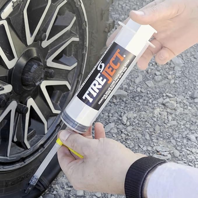 TireJect 5-in-1 Off-Road Tire Sealant - Gallon Kit to Repair and Prevent Flat Tires (applicate up to 16 ATV Tires, Large Tractors, Farm Equipment & More!)