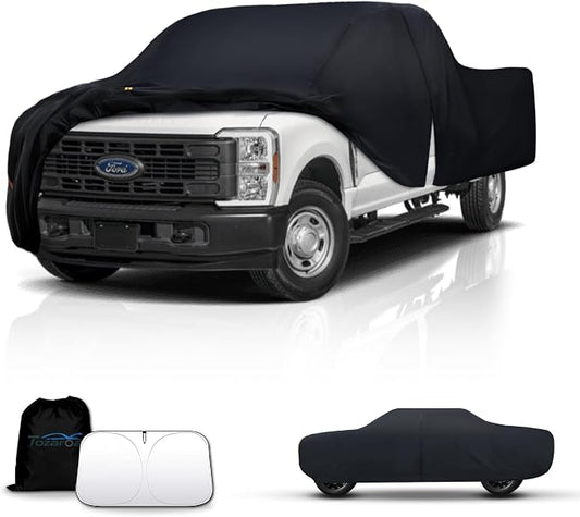Truck Cover Outdoor Pickup Car Covers(Length up to 250 inch) Universal Fit for Nissan Frontier,Ford F150,Chevy C10,GMC Canyon Sierra 1500,Colorado,Ram 1500.