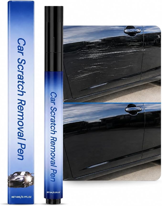 Magic Car Scratch Removal Pen, Professional Repair Solution For All Cars, Works On Any Color To Fix Scratches Swirl Marks And Scuffs, Easy DIY Paint Restoration Kit For A Seamless Finish (1 Pcs)
