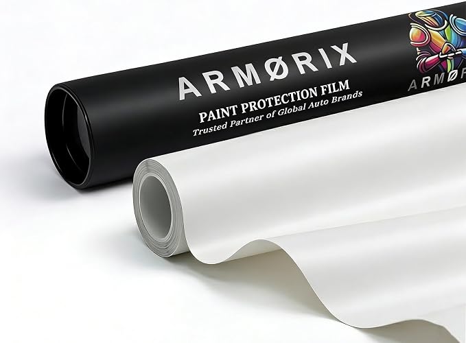 Rockrose Ultra TPU Matte PPF Film for Car Paint Protection 24 in x 8FT Self-Healing, UV Protection, Scratch & Stain Resistant Hydrophobic, Wet Installation, Strong Adhesive, 7.5 mil Thickness