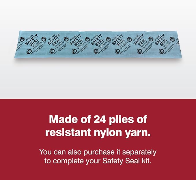 Safety Seal Truck Tire Repair Kit – Deluxe Case Kit, 30 Repairs, 8" Plug Strings, 7" Probe Tool, Tubeless Tire Repair Kit for Trucks, Off-Road & Commercial Vehicles