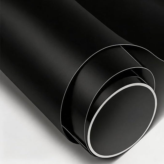 PPF, Dry Apply TPU PPF Vinyl Car Wrap Roll 1ft x 5ft, Paint Protection Vinyl Film (Midnight Black)