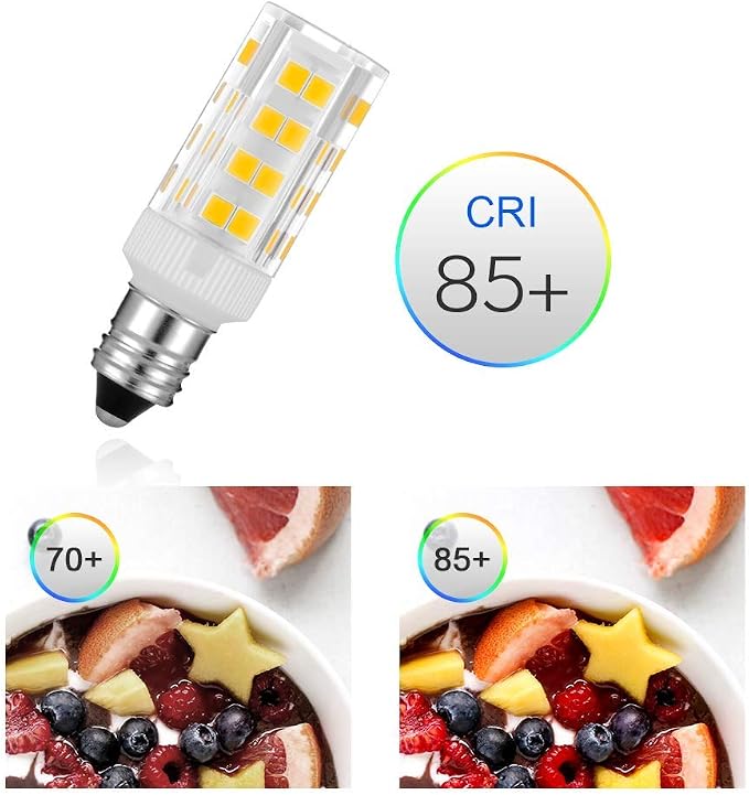 T Type LED Light Bulb Mirror Bulbs, Soft Warm White 3K,Make Up Mirror Light Bulb,25W Lighted Mirror Replacement Bulbs, 2 Pack