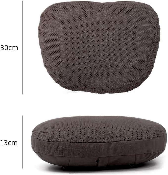 2 Pcs Car Headrest Neck Pillow for Driving,Universal Premium Suede Leather Soft and Comfortable Headrest,Three Gears of Height Adjustment Car Seat Headrest Pillow Car Interior Accessories