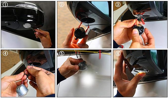 iJDMTOY White LED Under Side Mirror Puddle Lights Compatible With Ford F150 Raptor Edge Explorer Flex, Lincoln Navigator Mark LT MKX etc. (Powered by 18 pcs White SMD LED Lights)