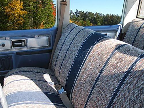 West Coast Auto Universal Baja Saddle Blanket Bench Full Size Seat Cover Fits Ford, Chevrolet, Dodge, and Full Size Pickup Trucks (Blue)