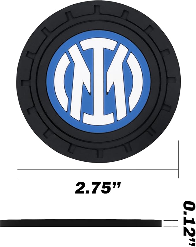 Cup Holder Insert Coaster for Milano UEFA UCL Fans,Anti Slip Car Cup Coaster Interior Accessories