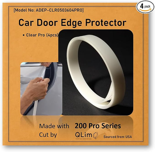 [3M]-4doors(Pro) Customized Car Door Edge Protector Made with 3M PPF | Made with 3M Paint Protection Film Pro Series, Clear(Transparent), Anti Scratch, Universal Fit for Most Cars