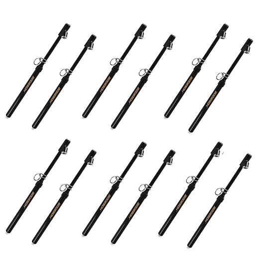 GODESON Dual Head Tire Pressure Gauge, Heavy Duty Pencil Tire Gauge Range 10-150PSI,Dual Head Truck Pen Air Pressure Gauge (Pack of 12)…