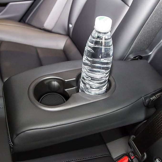 XINLIYA Car Cup Holder Coaster, 4 Pack 2.79 Inch Diameter Non-Slip Universal Insert Coaster, Durable, Suitable for Most Car Interior, Car Accessory for Women and Men (Black)