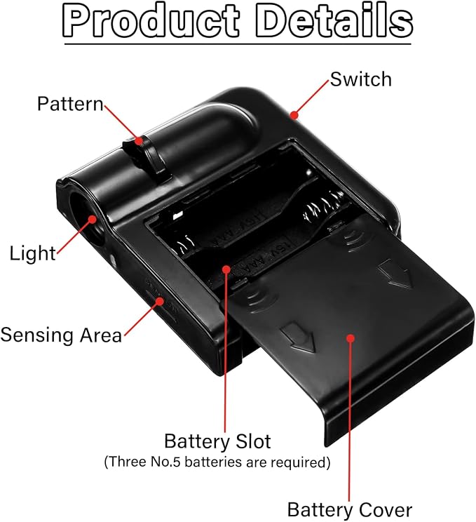 2PCS American Flag Butterfly Car Door Lights Projector, Universal Car Door LED Projector Lights Fit for All Car Models