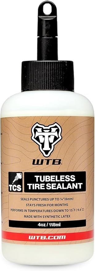 WTB Tubeless Bike Tire Sealant (4 oz to 1 Gallon) - Quick Seal for Punctures up to 6mm - All Conditions