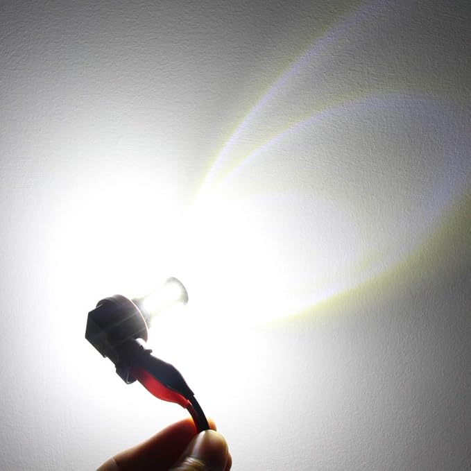 Alla Lighting Super Bright H16 LED Fog Light Bulbs, 6000K Xenon White 2800Lms Auto H8 H11 Auto 12V Fog Lamps Replacement 5730 33-SMD LEDs