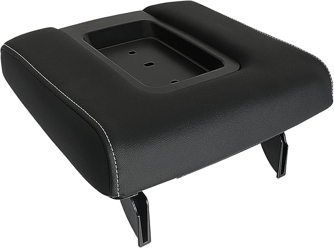 Front Seat Center Console Armrest Lid with Base Black Compatible with 2014-2019 Chevrolet Chevy Silverado Suburban Tahoe GMC Sierra Yukon XL Replaces 22881398 22876379