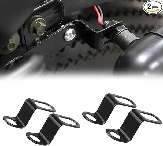 4 PCS Motorcycle Turn Signal Mounting Brackets, Motorcycle Turn Light Support Holder Stand，12mm Hole Indicator Relocation Bracket, L Shape Shock Brackets Metal Holder for Harley, Honda, Suzuki