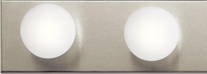 Kichler 626NI 36" Bath Bar 6-Light Vanity Light Fixture with Brushed Nickel Finish for Bathroom over Mirror, Traditional Style Lighting (36" L x 4.25" H), 626NI