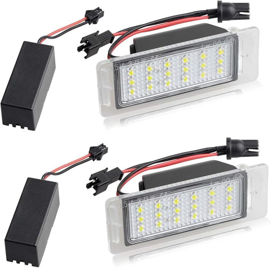 LED License Plate Light Lamp with Error Free Resistor Compatible with Chevy Corvette Camaro Equinox Impala Volt Cadillac Buick, 6000K White