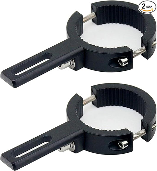 Motorcycle Spotlight Mount Brackets, Motorbike Tube Clamp Turn Signal Mounting Clamp Fog Light Holder for 1.5"-2.36" ATV UTV Roll Bar (2 Pcs)