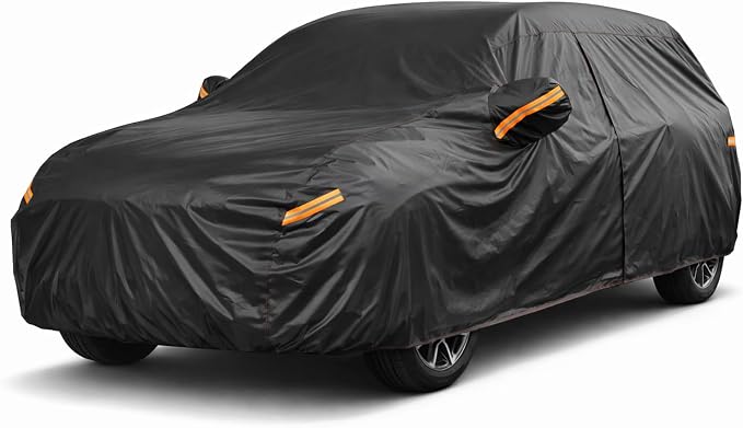 Compact SUV Car Cover Fit for Jeep Compass, Audi Q3/Q4, BMW X1/X2, Nissan Kicks Rogue Sport, Subaru Crosstrek Forester, Toyota Corolla Cross RAV4, Mazda CX5