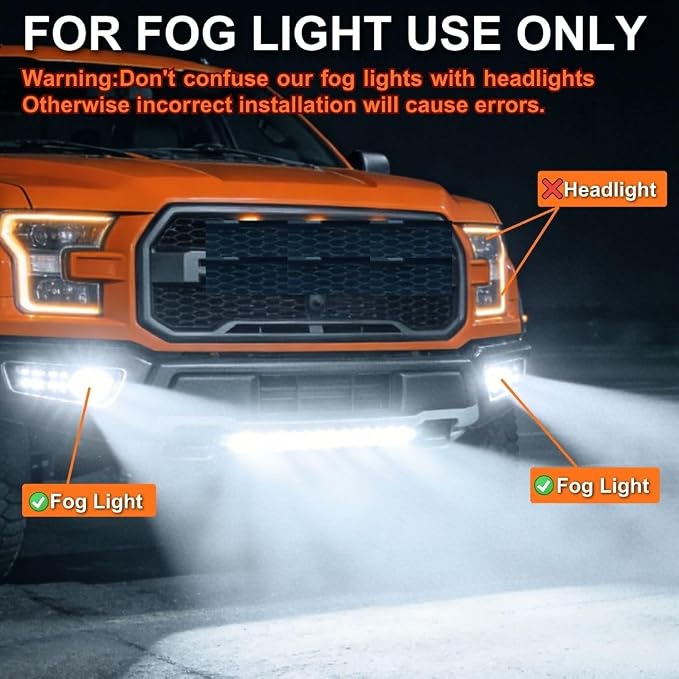 SEALIGHT 9006 LED Bulbs, 96000LM 1000% Bright S6 Pro 9006 Fog Bulb 32PCS Lighting Chips, 80,000hrs Lifespan HB4 Driving Light, 6500K 66W Cool White, Anti Flicking, RV Light Bulbs, Pack of 2