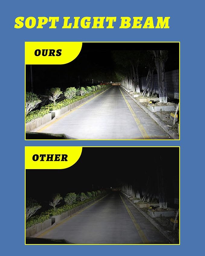 6 Inch Dirt Bike LED Light Bar Headlight Kit for Motorcycle Surron Off Road | LED Driving Light Bar Plug-Play 6" Single Row Spot Beam IP68 Waterproof Headlight Kit for CRF KX Surron Talaria E-Bike