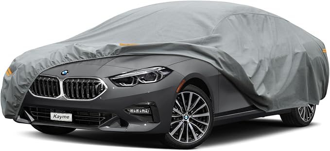 Kayme Heavy Duty Car Cover Custom Fit BMW 2 Series/M2/M250i/250i/i/220i (2014-2025) Waterproof All Weather for Automobiles, Full Exterior Covers Sun Rain UV Protection.（Deliver About 3-10 Days）