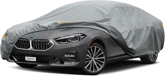 Kayme Heavy Duty Car Cover Custom Fit BMW 2 Series/M2/M250i/250i/i/220i (2014-2025) Waterproof All Weather for Automobiles, Full Exterior Covers Sun Rain UV Protection.（Deliver About 3-10 Days）