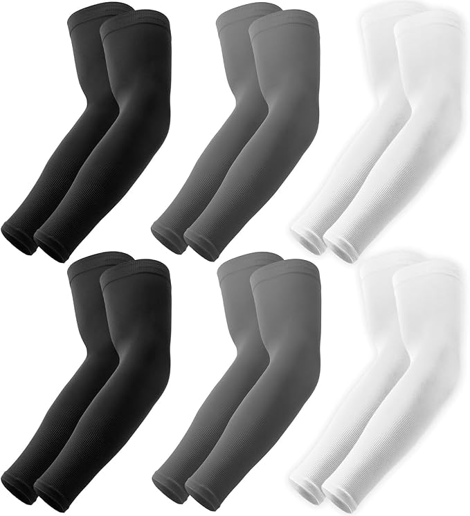 OutdoorEssentials UV Sun Sleeves for Men & Women, Cooling Arm Sleeves UPF 50+ | Golf, Tattoo Cover Up, Sun Protection
