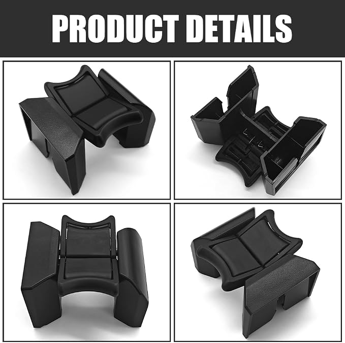 Cup Holder Insert Divider, Standard Car Interior Accessories Car Center Console Cup Holder Insert Divider Compatible with Toyota 2007-2011 Camry, Replaces OEM# 55618-06020