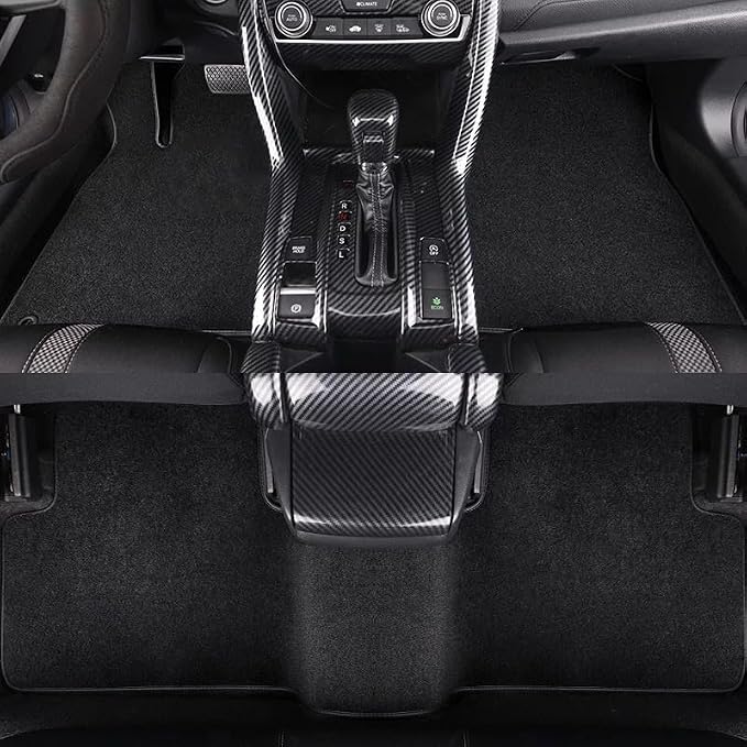 GXARTS Car Waterproof Floor Mats Carpet Full Set Compatible with Toyota Venza 2021 2022 2023 2024 | All-Weather Protect, with Non-Slip Backing | Black Automobile Floor Liner
