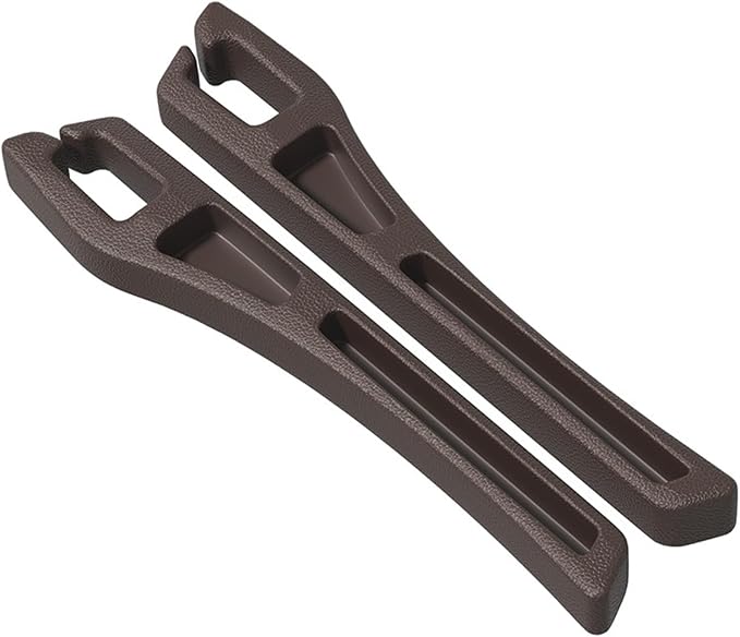 2PCS Car Seat Gap Filler Organizer, Multifunctional Car Gap Filler Organizer Storages Function for Storing Phones Keys Cards, Universal No Drop Seat Guard for Cars ﻿ (Brown)