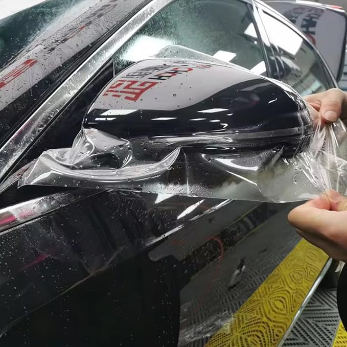 HOHOFILM TPU PPF Hydrophobic Clear Paint Protection Film Self Healing Car Clear Glossy Wrap Film (X10 LUX, 60" x49ft(Whole roll))