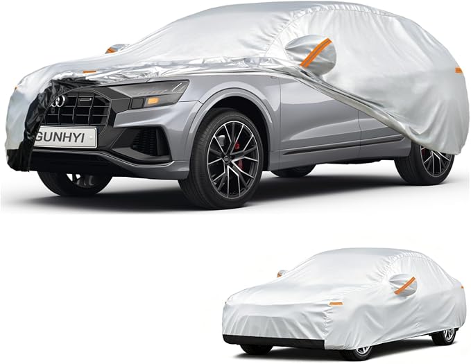 GUNHYI Car Cover Custom Fit Audi Q8 (2018-2026) Waterproof for Automobiles, Oxford Sun Rain Dust Snow Protection (Ships from US Warehouse, Delivery 3-8 Days)