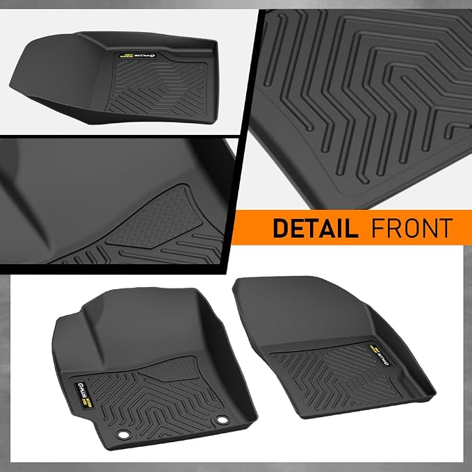 G-PLUS Floor Mats Fit Toyota Corolla 2020-2024 Sedan(Not Fit Hatchback) | All Weather Protection,Non-Slip,Custom Fit Floor Cargo Liners,TPE Full Coverage,1st & 2nd Row