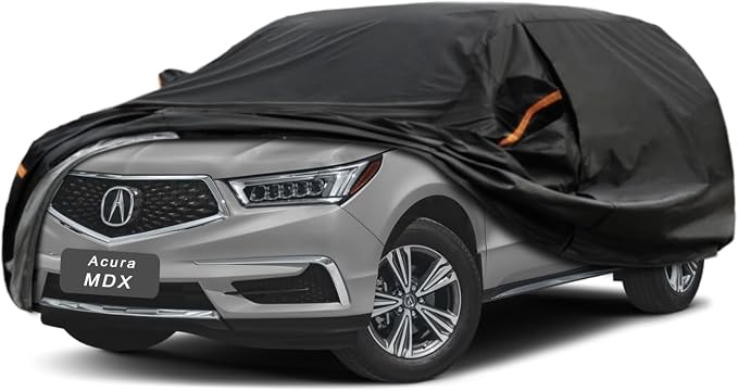 GUNHYI 7 Layer SUV Car Cover Custom Fit Acura MDX (2007-2025) Waterproof All Weather, Heavy Duty Outdoor Snow Sun Rain Uv Protection (Ships from US Warehouse, Delivery 3-8 Days)