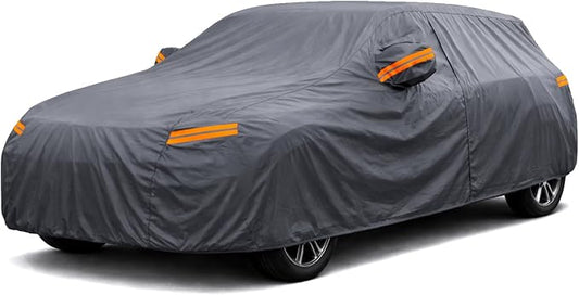 Coverlex Hatchback Car Cover Universal Fit for Dodge Caliber, Mazda 3 Hatchback, Toyota Corolla Hatchback, Honda Civic Hatchback, Subaru Impreza Hatch, Audi A3 Sportback