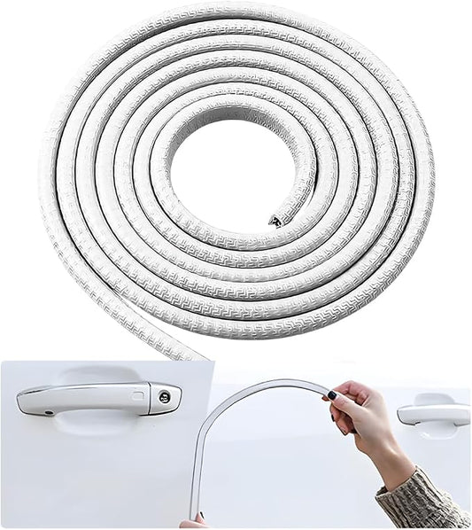 32.8Ft(10M) Car Door Edge Guards, U-Shaped No Glue Automotive Edge Trim Seal Protector Molding, Universal Vehicle Door Entry Guard Protective Strip, Exterior Car Accessories
