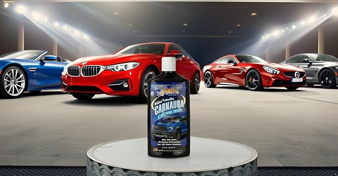 Gliptone Original #1 Brazilian Carnauba Cream Wax, Non Abrasive Premium Protection For All Paint Finishes, 16 Fl Oz