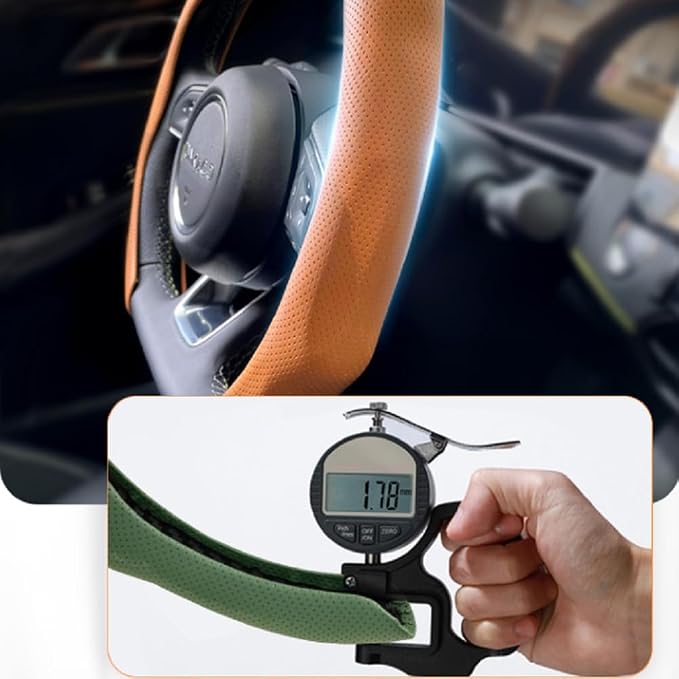 Breathable Non-Slip Ultra-Thin Steering Wheel Cover,Car Steering Wheel Cover Wheel Cover Protector,Atmungsaktive, rutschfeste und ultradünne Lenkradabdeckung