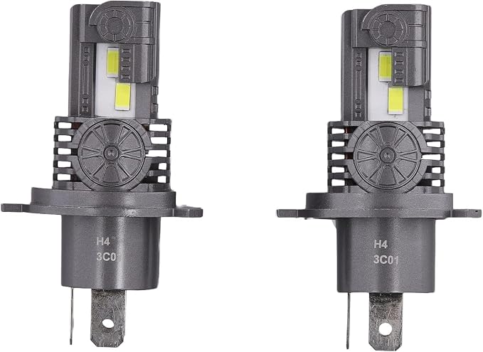 Termitor High Performance H4/9003 Fog Light Bulb for Off-Road | 70,000LM Brightness, 6500K Bright White Light, DIY Easy Install, 85K+ Hrs, IP68, OE Sizing, Pair Pack